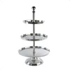 Casablanca Etagere Trio Alu poliert,D.41cm H.73cm  Höhe: 73 Produktbild-Vorschau 2