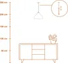 Lampa wisząca OSRAM Decor Cardboard Hat brązowa wykonana z Podgląd zdjęcia produktu 7