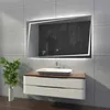 Badspiegel mit LED Beleuchtung und Touch-Schalter - Berlin Produktbild-Vorschau 3