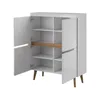 MINIO Kommode 107 cm BODO White / Rivera Eiche Produktbild-Vorschau 2