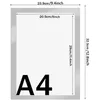 10 Stück Magnetrahmen A4 Info-Rahmen Selbstklebend Produktbild-Vorschau 2