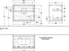 Villeroy & Boch G34100HG Waschbeckenunterschrank Finion G34 Produktbild-Vorschau 2