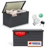 Gartenbox WOLF XXL wasserdicht | HxBxT 62x120x62cm | 350 Produktbild-Vorschau 1