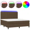 The Living Store Boxspringbett mit Matratze & LED Produktbild-Vorschau 3