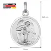 trendor 41472 Halskette mit Schutzengel-Anhänger Ø 18 mm 925 Silber 6 Voir les images du produit