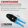 TECPO Kabelschuh- Crimpzange 0,5-6 mm² Produktbild-Vorschau 2