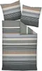 A bedding set laid out flat, showing a duvet cover and two pillowcases. Produktbild-Vorschau