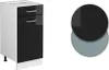Küchenunterschrank Vicco R-Line Schwarz Hochglanz 40 cm Produktbild-Vorschau 5