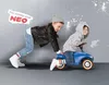 BIG Blue Hedgehog Bobby Car Neo Blue Voir les images du produit 2