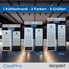 Exquisit Glastürkühlschrank, 280l Getränkekühlschrank mit Produktbild-Vorschau 7