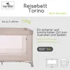 Cestovní postýlka Lorelli TORINO 1 vrstva FOG STRIPED Náhled obrázku produktu 22
