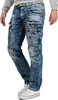 Cipo & Baxx Herren Regular Fit Jeans Stonewashed C1178 Blue Produktbild-Vorschau 3