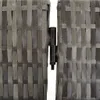 vidaXL Paravent 5-tlg. Grau Poly Rattan Podgląd zdjęcia produktu 7