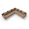 TRADA Gartensofas, Gartenecksofa Bahama L Beige 298x298 cm Produktbild-Vorschau 2