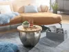 WOHNLING Couchtisch Mango Massivholz / Metall 60x43x60 cm Produktbild-Vorschau 2