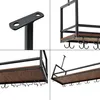 Collage of four close-up images showing details of a wine rack. Náhľad obrázku produktu