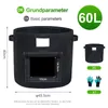 Pflanzsack 5X 60L aus Vliesstoff, Pflanzen Tasche mit 1 Produktbild-Vorschau 5