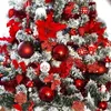 Christbaumkugel rot 25 cm groß glänzend 1 Stück Produktbild-Vorschau 4