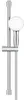 A chrome shower rail with a shower head attached. Produktbild-Vorschau