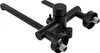A black kitchen faucet with a pull-out spout is shown against a white background. Produktbild-Vorschau