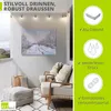 ARTland Wandbild Alu für Innen & Outdoor Schnee in Produktbild-Vorschau 3