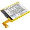 A close-up view of a lithium polymer battery pack with a flexible connector cable. Produktbild-Vorschau