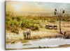 Bild auf Leinwand - Leinwandbild - Safari Tiere - 120x80cm Produktbild-Vorschau 1