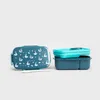HOMLA Zestaw lunchbox B2 CAIRO granatowy z kubkiem 1,8 l + Podgląd zdjęcia produktu 3