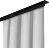 Záclony na pásce 140x250 cm 2 ks bílé závěsy do obývacího Náhled obrázku produktu 3