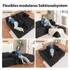 COMHOMASofa Duża sofa, sofa w kształcie litery L, sofa Podgląd zdjęcia produktu 9