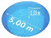 Rundbecken Ø 5,00 x 1,35 m, Folie blau 0,8 mm Produktbild-Vorschau 5