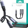 Joyroom Sy-C03 Usb-C Na 2X Usb-C 2V1 Dac Adaptr - ierny Náhľad obrázku produktu 8