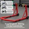 HOMCOM Support avant pour moto, support de montage, cric Voir les images du produit 5
