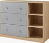 A dresser with drawers and shelves. Produktbild-Vorschau