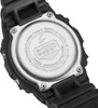 Close-up of the back of a black Casio G-Shock watch, showing the stainless steel case back with engraved text and logos. Anteprima dell’immagine prodotto