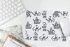 MuchoWow® Mauspad Mousepad Teekanne - Muster - Tee 27x18 cm Produktbild-Vorschau 5