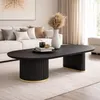 HOOZ® Couchtisch Set Oval Modern – 130x70 cm  – 4 cm Produktbild-Vorschau 5