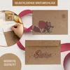 15x Kraftpapier Weihnachtskarten mit Umschlag - Frohe Produktbild-Vorschau 5