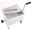 A manual meat mixer with a clear lid and a crank handle, shown from a slightly elevated angle on a white background. Produktbild-Vorschau
