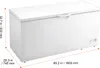 SucceBuy Truhlicová mraznička - objem 17,2 cm3 / 488 l, 4 Náhled obrázku produktu 8