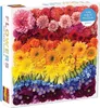 GALISON Quadratisches Puzzle Regenbogenblumen 500 Teile Produktbild-Vorschau 1