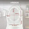AREBOS Toaletní sedátko s funkcí pomalého zavírání a Náhled obrázku produktu 9