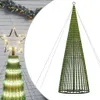 vidaXL Sapin de Noël LED 1544 LED blanc chaud 500 cm Voir les images du produit 1