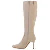 VAN HILL Damen Klassische Stiefel Spitze Stiletto Produktbild-Vorschau 2