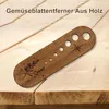 Herb Stripper aus Walnussholz – Kräutertrenner & Produktbild-Vorschau 2
