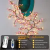 1,8m 96 LED Blumenranken Lichterkette Blütenblätter Produktbild-Vorschau 2