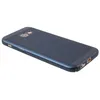 A blue phone case is shown from a diagonal angle on a white background. Produktbild-Vorschau