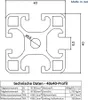 KLAK 40 - Aluprofil 6 Stück 40x40mm 2m System-, Montage-, Produktbild-Vorschau 3