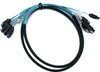 SYSTEM-S SFF-8087 Kabel 100 cm 4x SATA 7 Pin Stecker zu 4x Produktbild-Vorschau 2