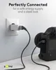 goobay Micro USB naar USB-A stoffenkabel met metalen Productafbeelding-voorbeeld 7